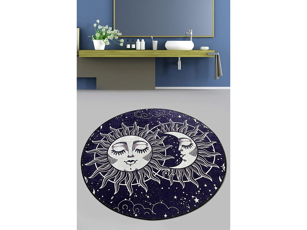 Alfombra de baño Aten Djt (200 cm) multicolor