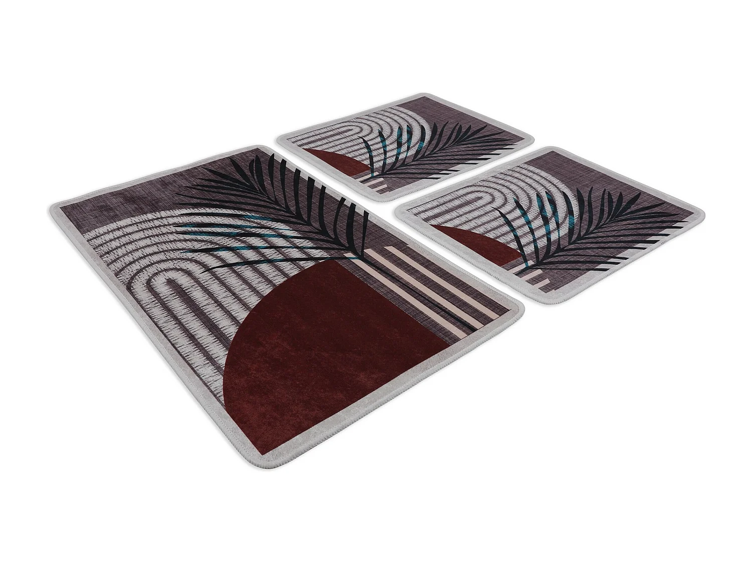 Alfombra de baño Set (3 piezas) Morillo multicolor