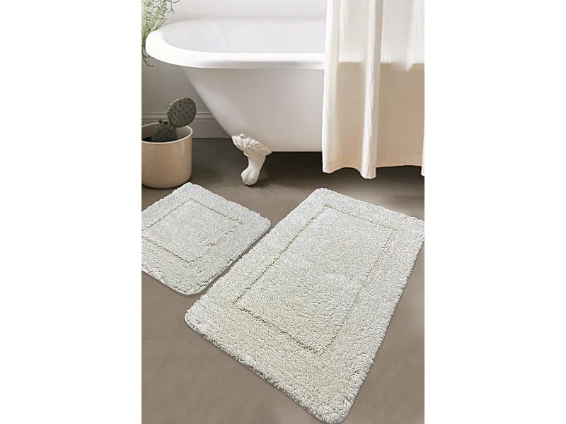 Alfombra de baño Set (2 piezas) Wolle  crudo