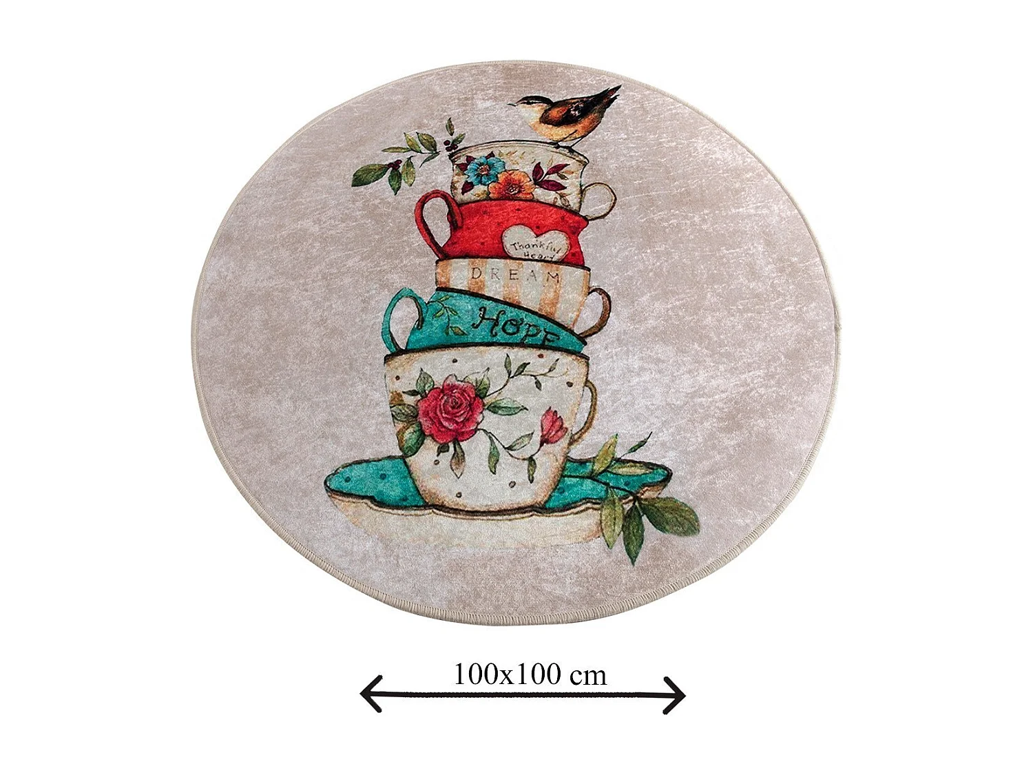 Alfombra de baño Cup DJT multicolor