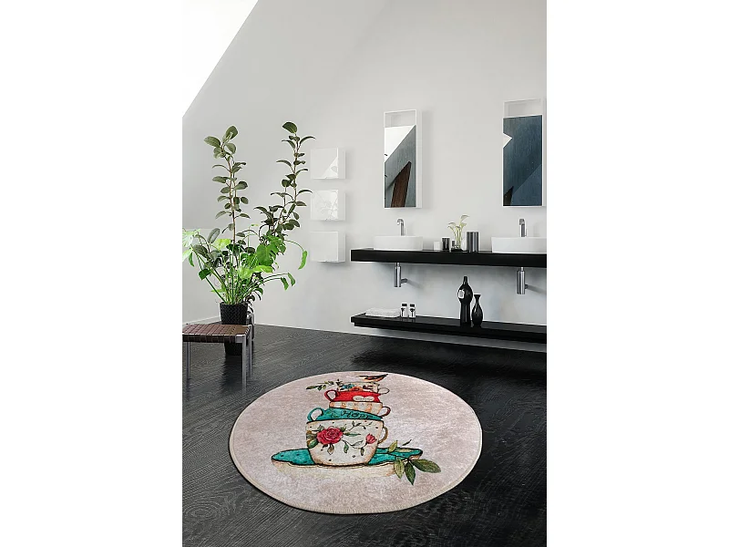 Alfombra de baño Cup DJT multicolor
