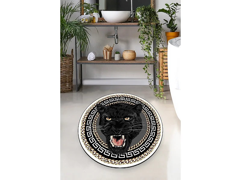 Alfombra de baño Pantera Negra 100 multicolor
