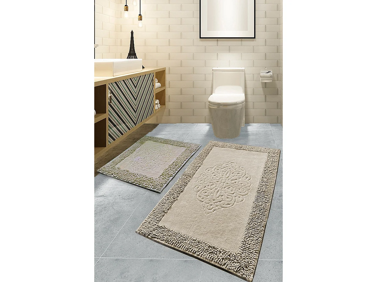 Alfombra de baño Set (2 piezas) Piante  multicolor