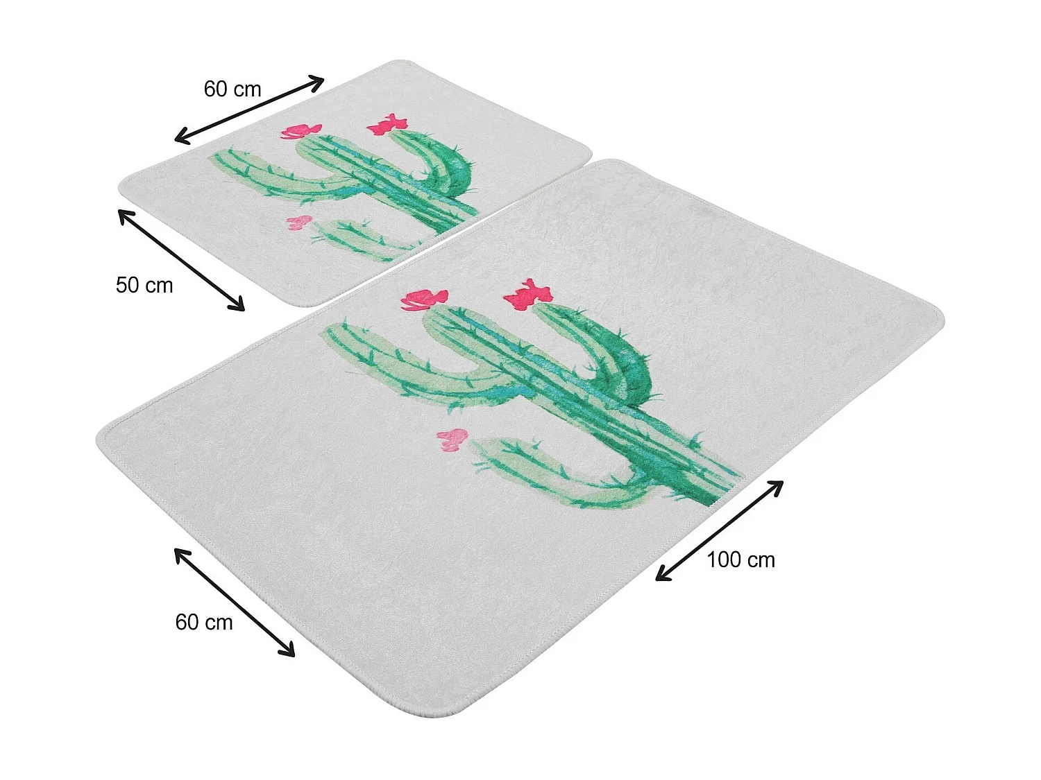 Alfombra de baño Set (2 piezas) Fiore DJT multicolor