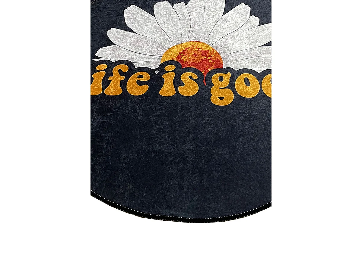 Alfombra de baño Life Is Good Djt (80 cm) multicolor