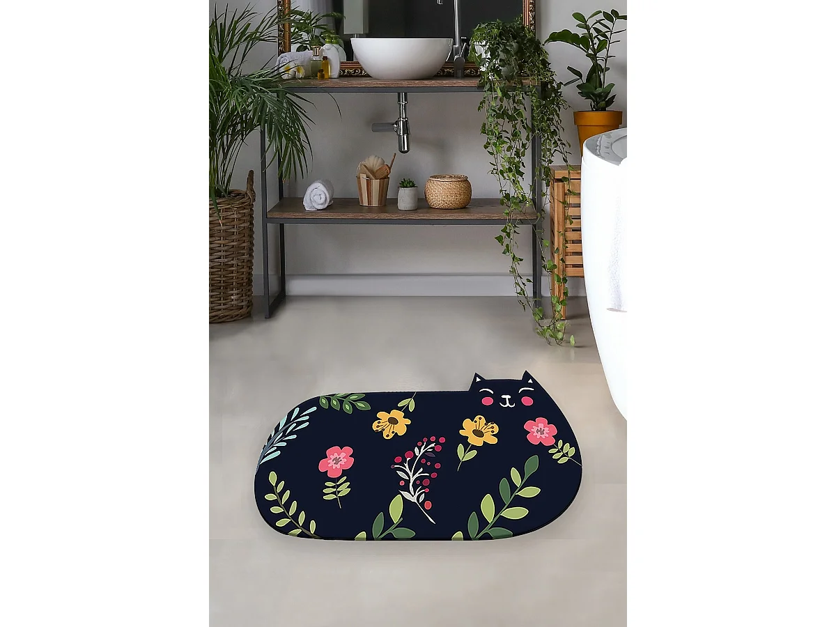 Alfombra de baño Cattest multicolor