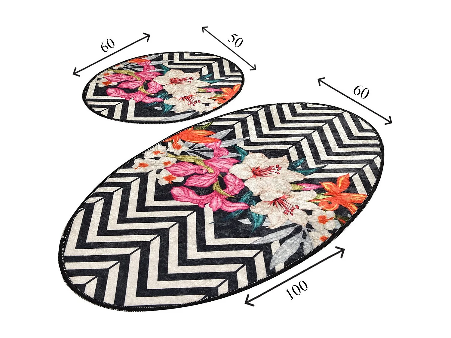 Alfombra de baño Set (2 piezas) Marken multicolor