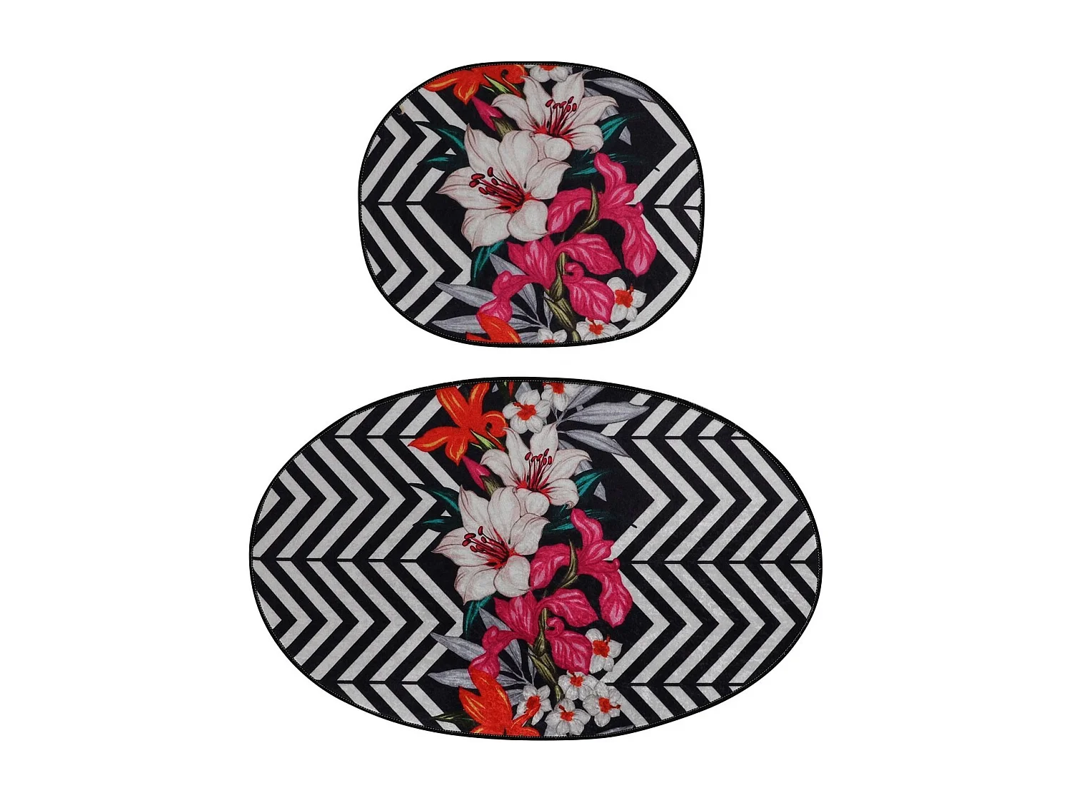 Alfombra de baño Set (2 piezas) Marken multicolor