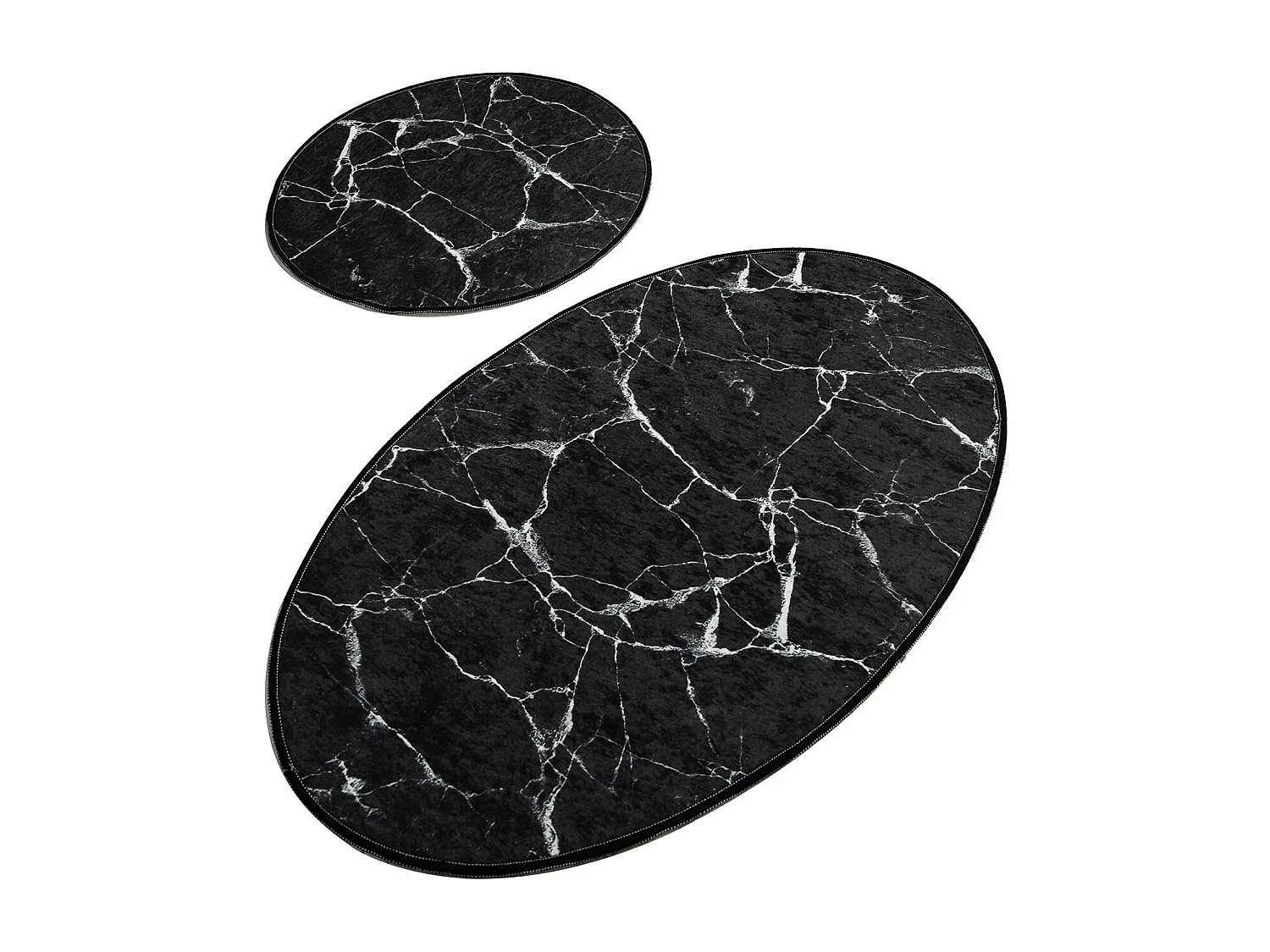 Alfombra de baño Set (2 piezas) Marble DJT multicolor