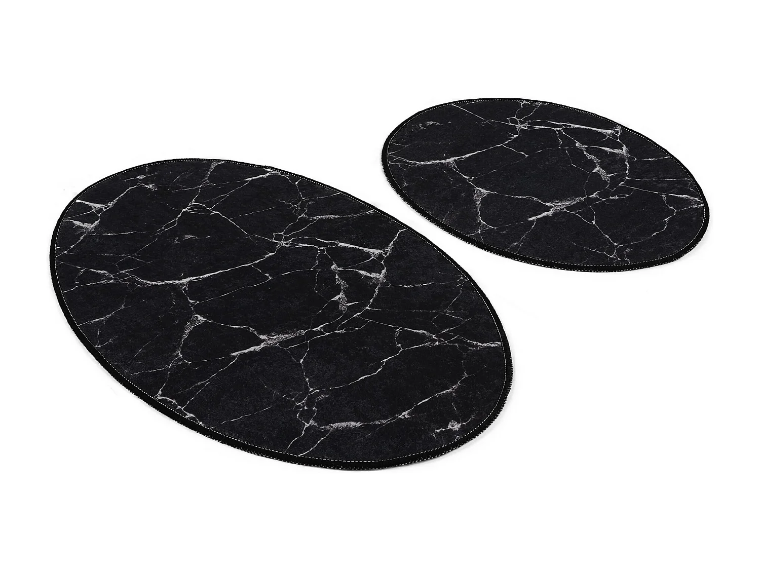 Alfombra de baño Set (2 piezas) Marble DJT multicolor