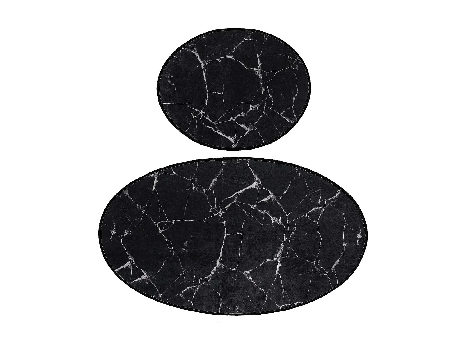 Alfombra de baño Set (2 piezas) Marble DJT multicolor