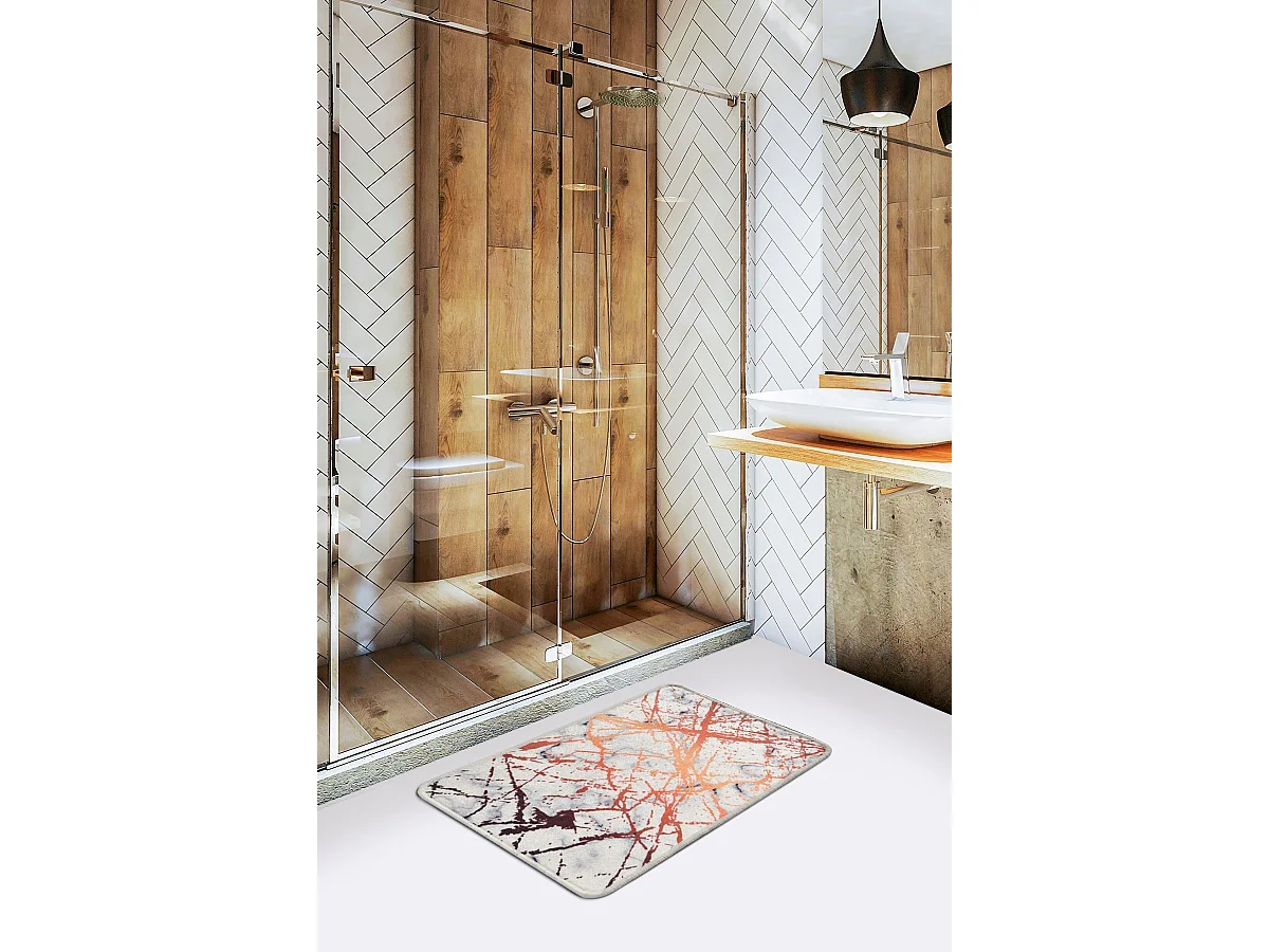 Alfombra de baño Shine (40 x 60) multicolor