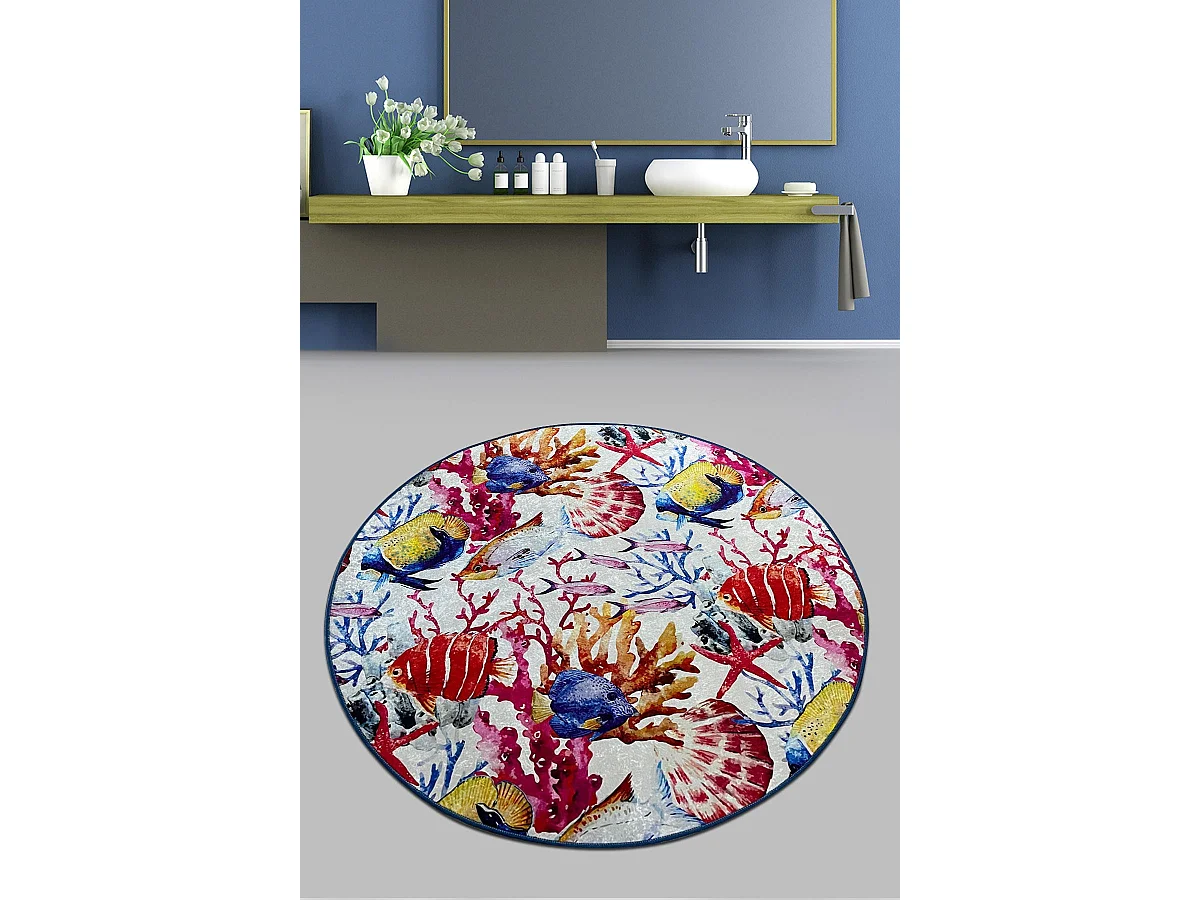 Alfombra de baño Under Djt (80 cm) multicolor