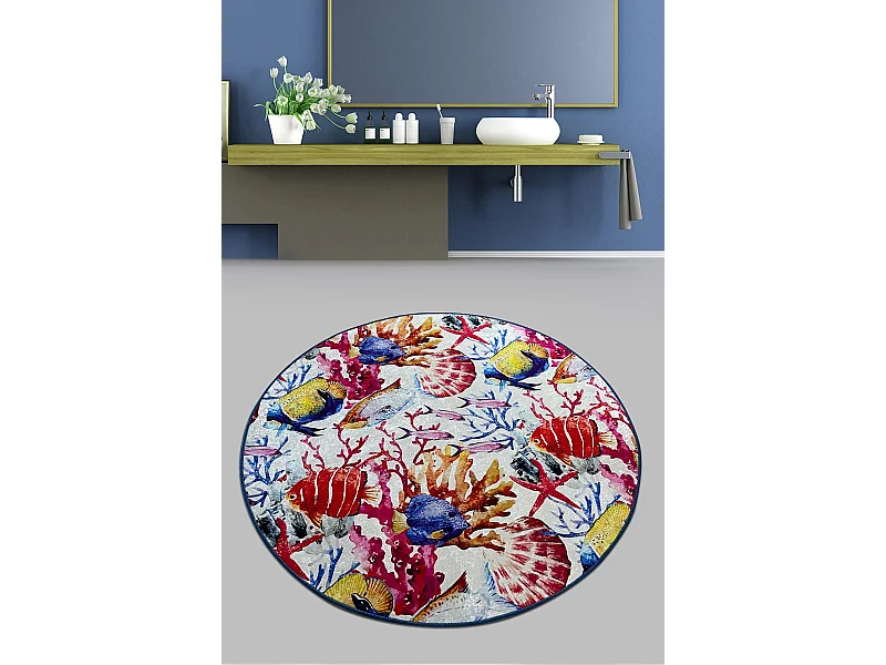 Alfombra de baño Under Djt (80 cm) multicolor