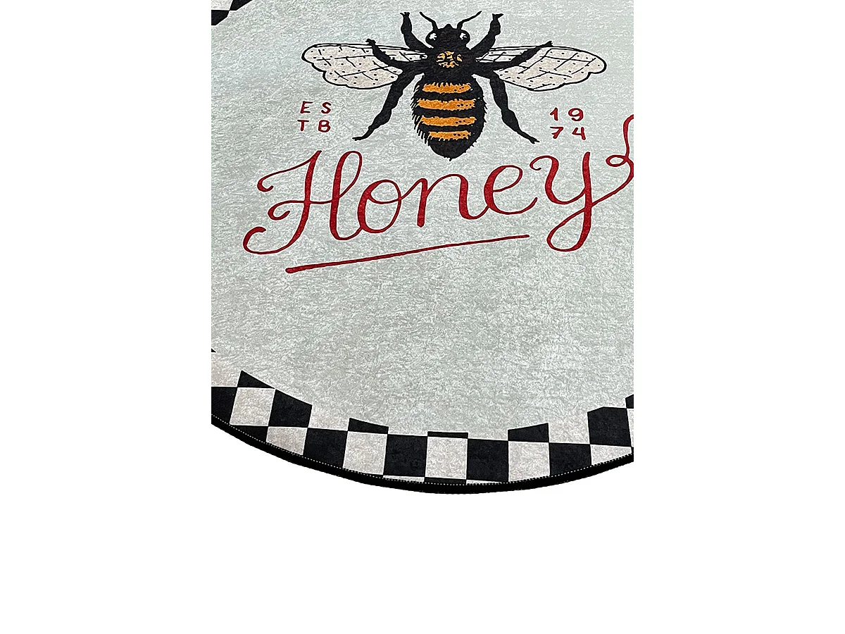 Alfombra de baño Apidae Djt (120 cm) multicolor