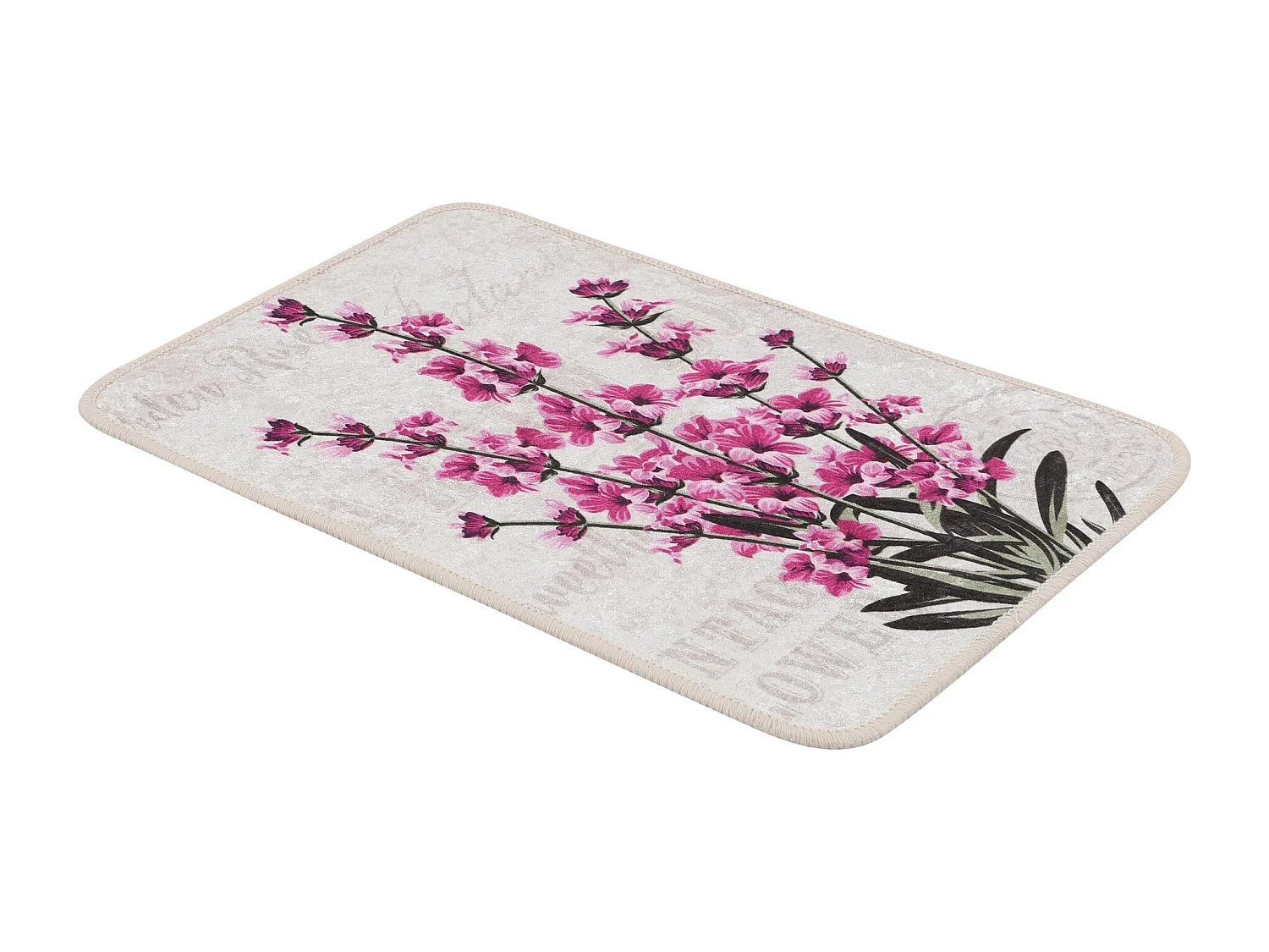 Alfombra de baño Lavender multicolor