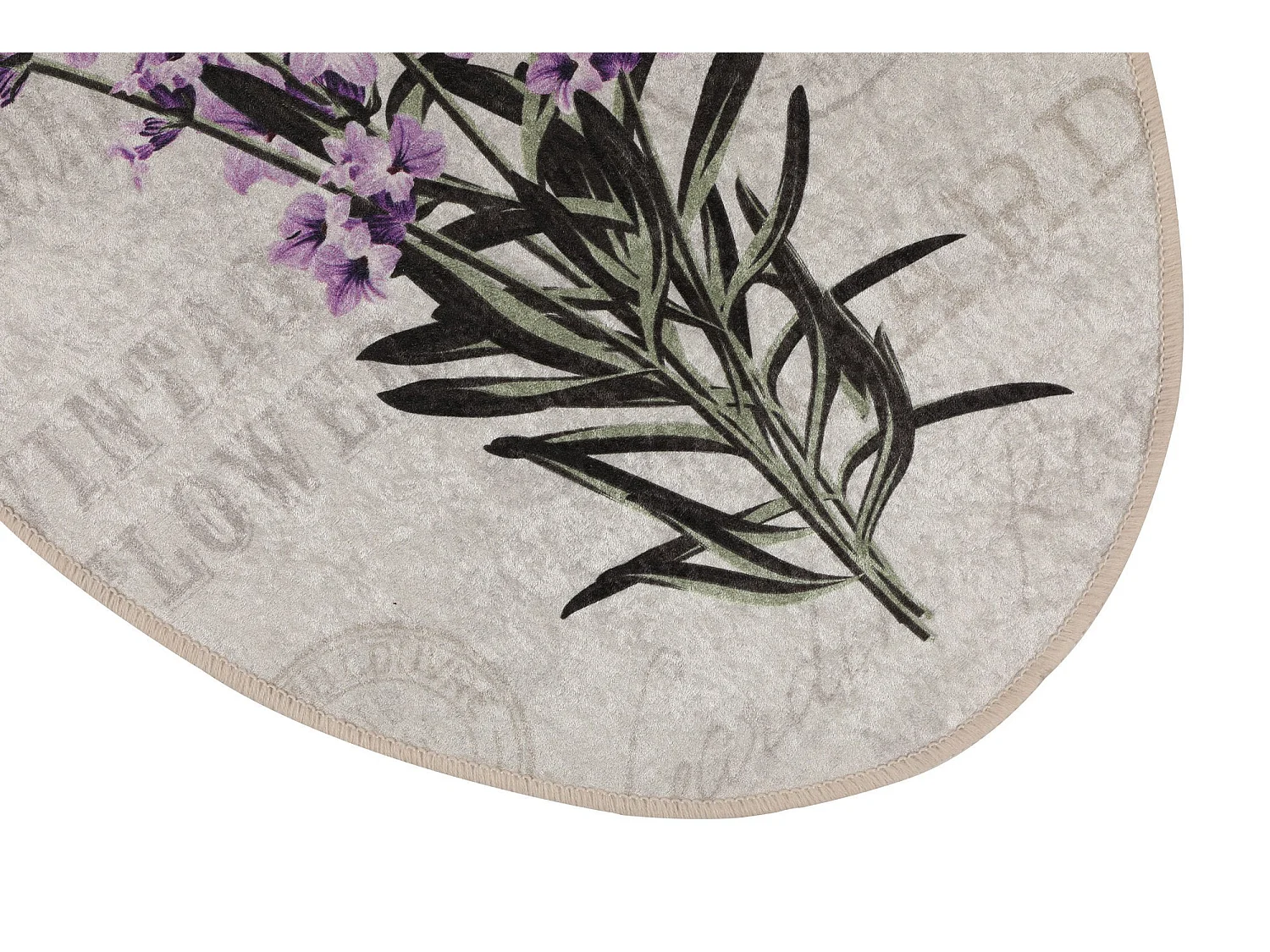 Alfombra de baño Set (3 piezas) Lavender multicolor