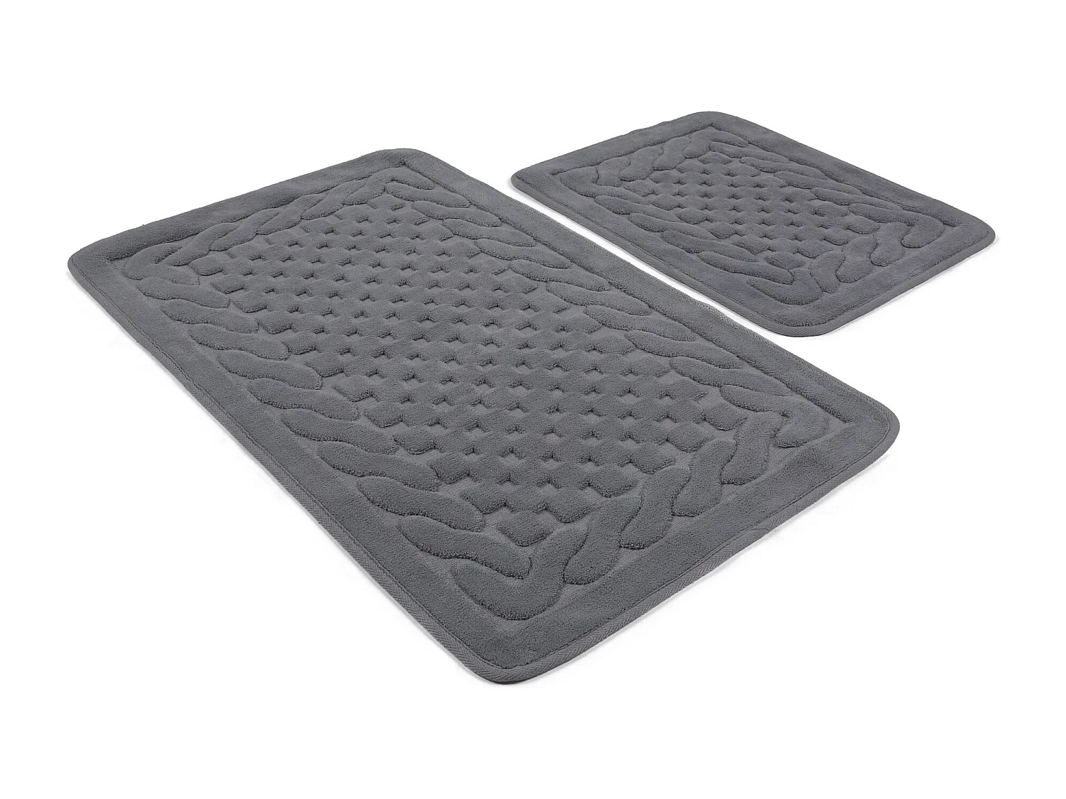 Alfombra de baño Set (2 piezas) Bambi Cotton  gris