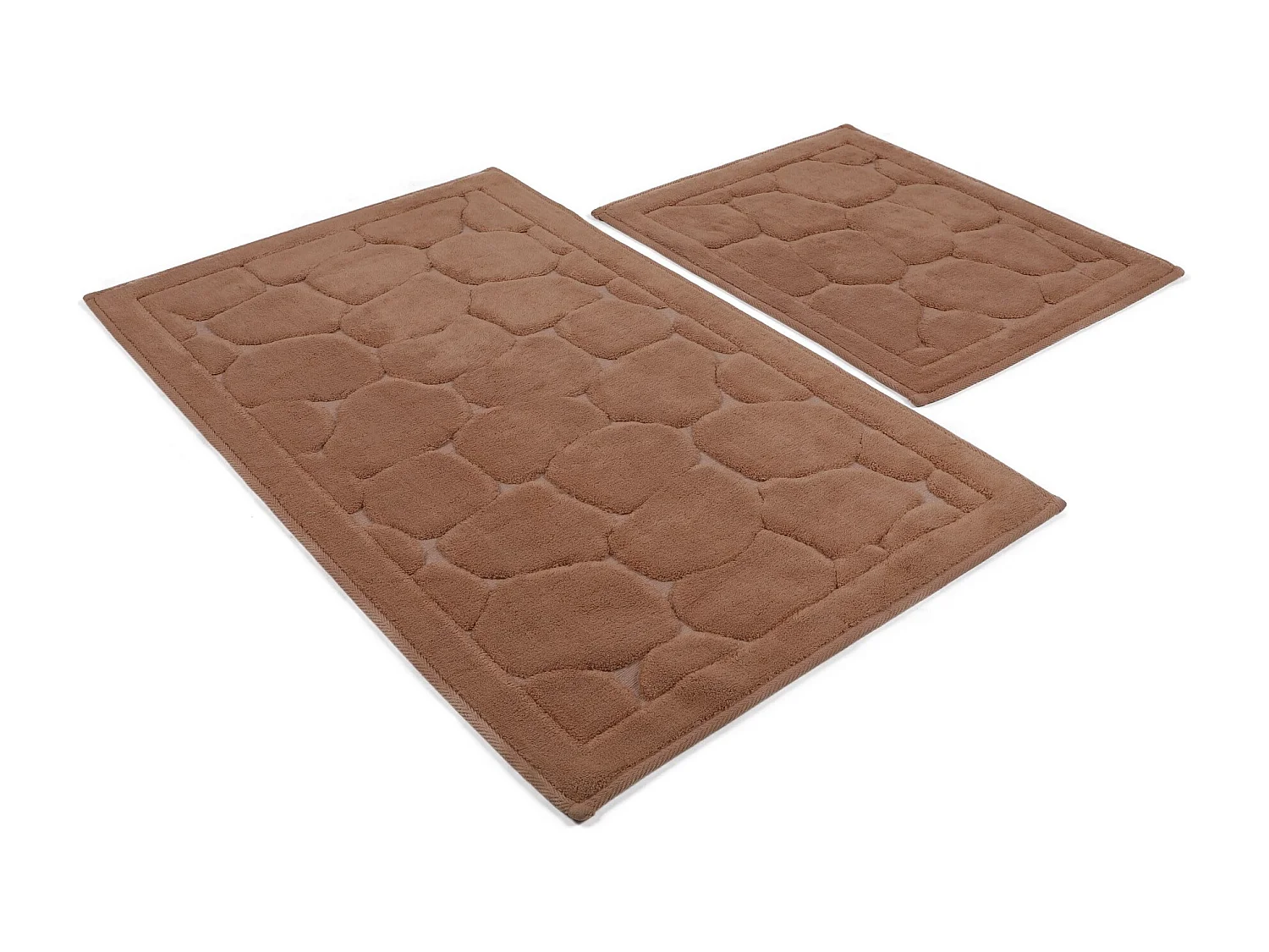 Alfombra de baño Set (2 piezas) Lino  multicolor