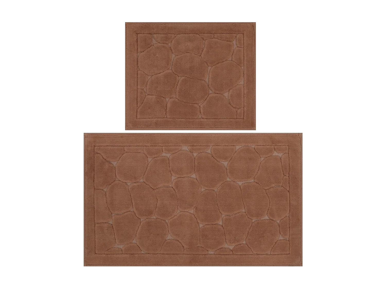 Alfombra de baño Set (2 piezas) Lino  multicolor