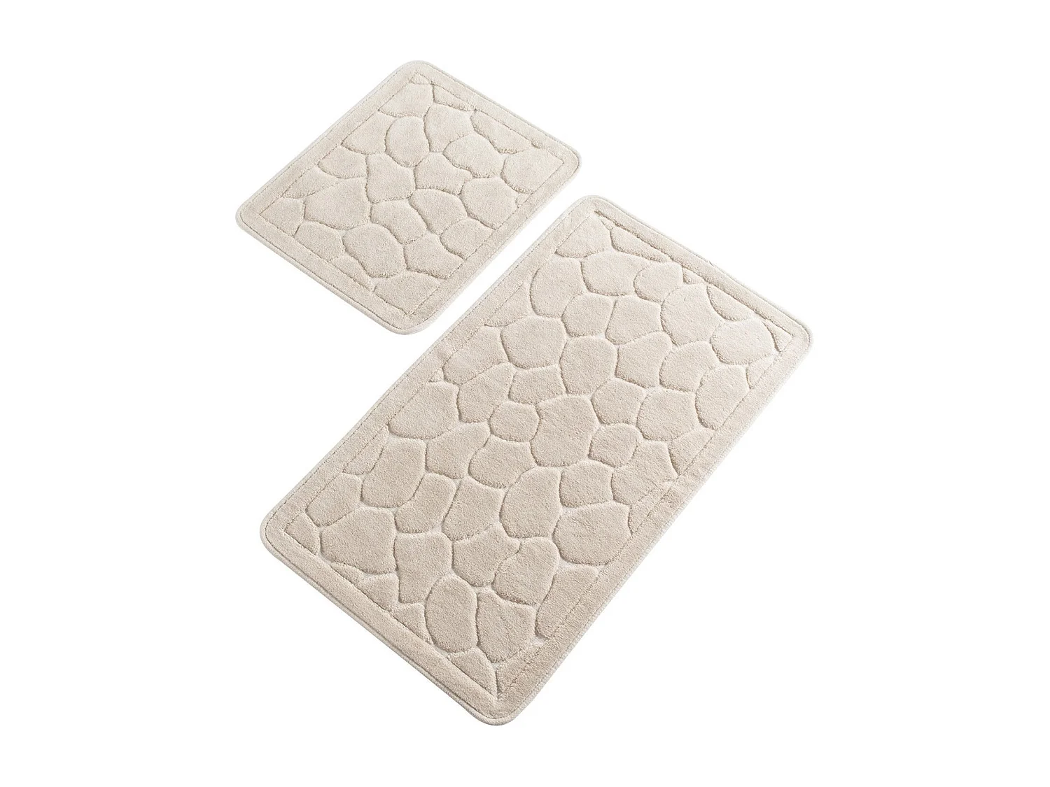 Alfombra de baño Set (2 piezas) Lino  multicolor