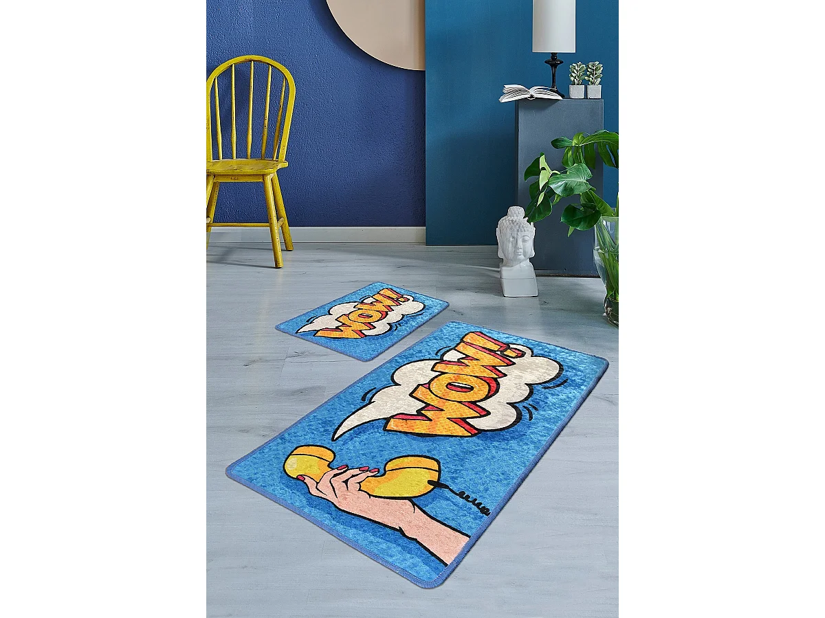 Alfombra de baño Set (2 piezas) Wow multicolor