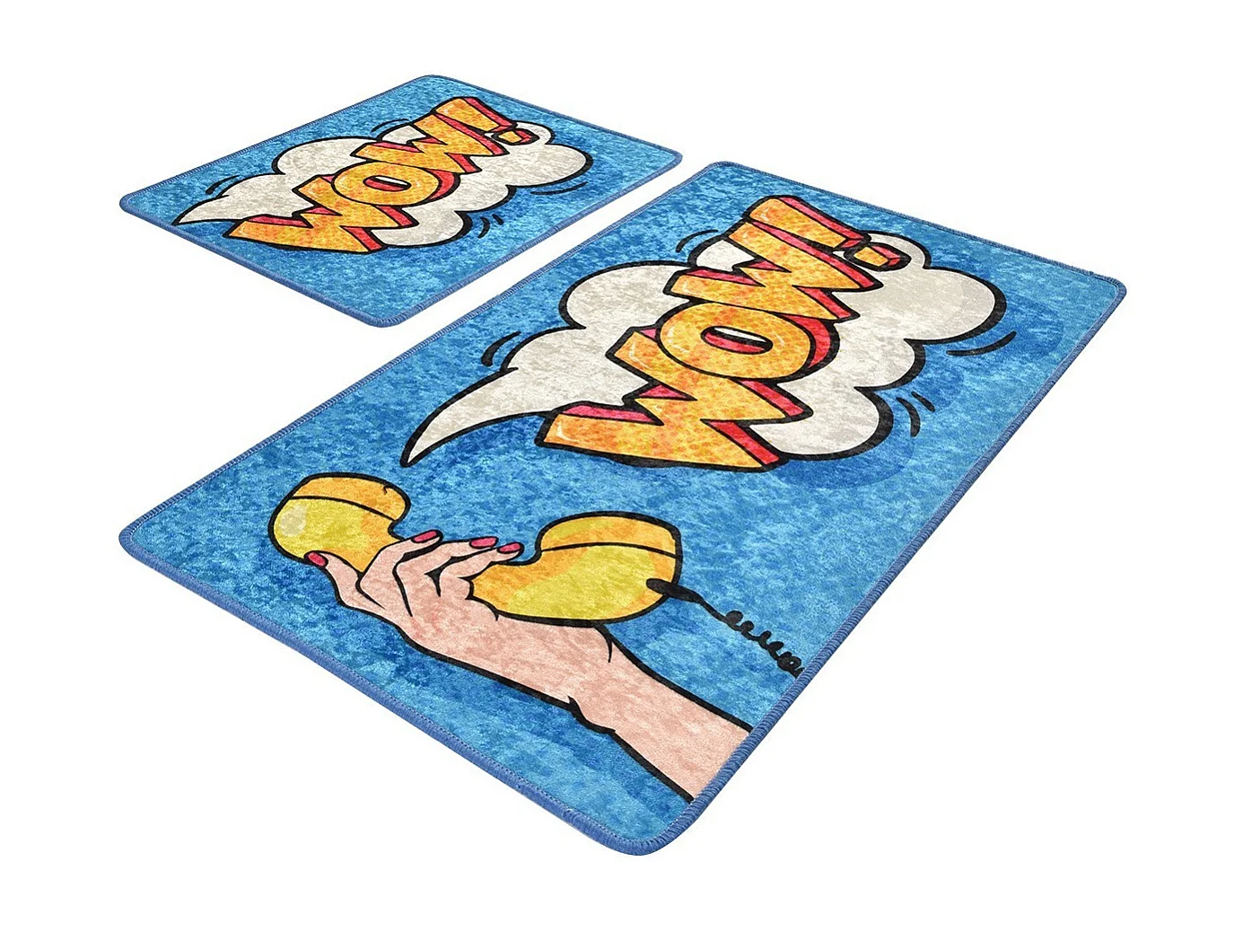 Alfombra de baño Set (2 piezas) Wow multicolor