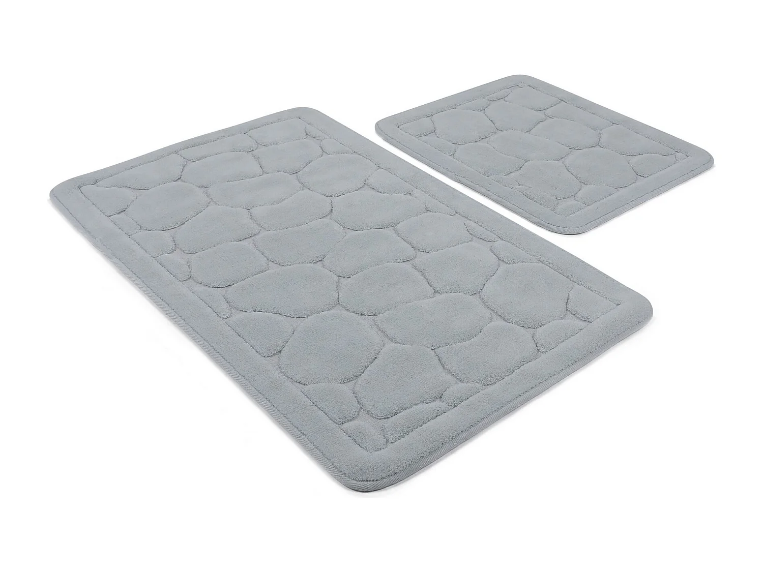 Alfombra de baño Set (2 piezas) Lino  multicolor