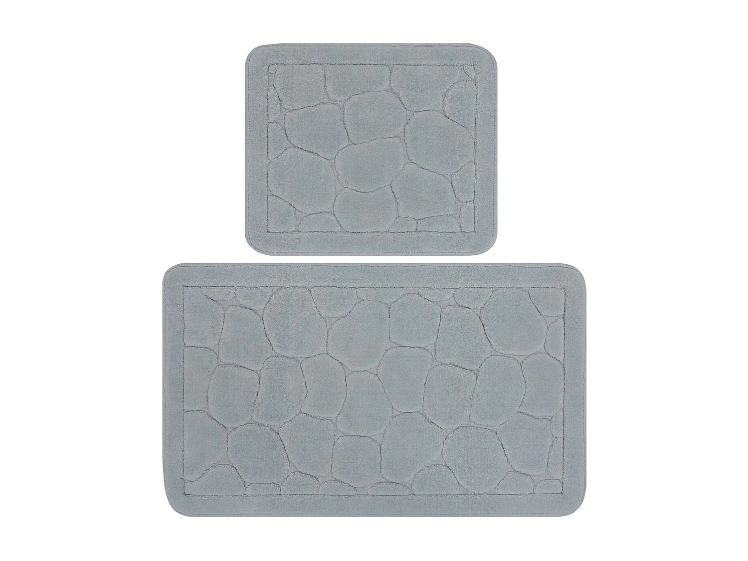 Alfombra de baño Set (2 piezas) Lino  multicolor