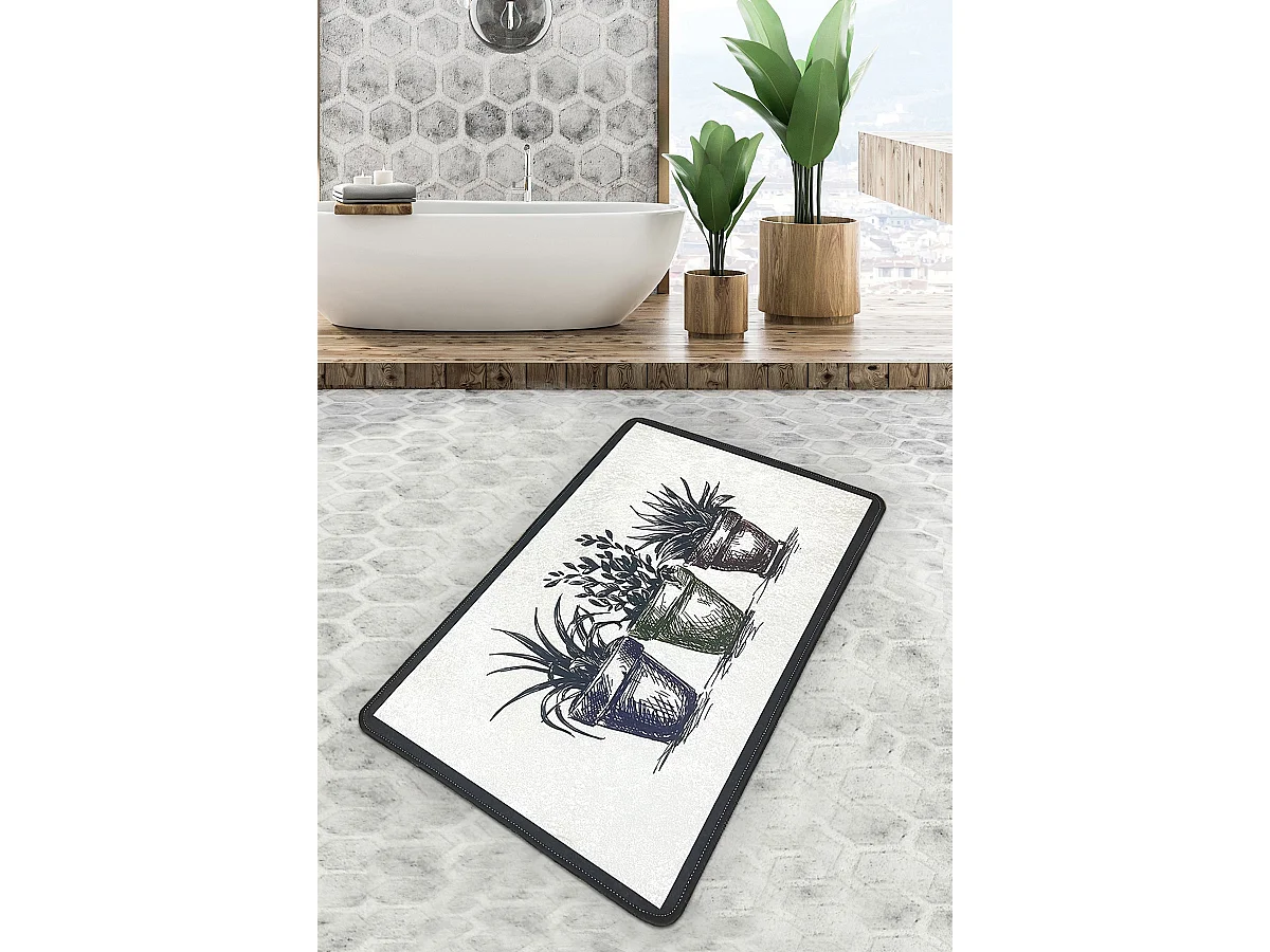 Alfombra de baño Koule  multicolor