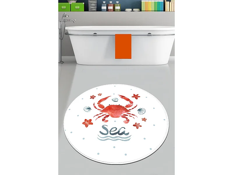 Alfombra de baño Crab Circle Djt 100 multicolor