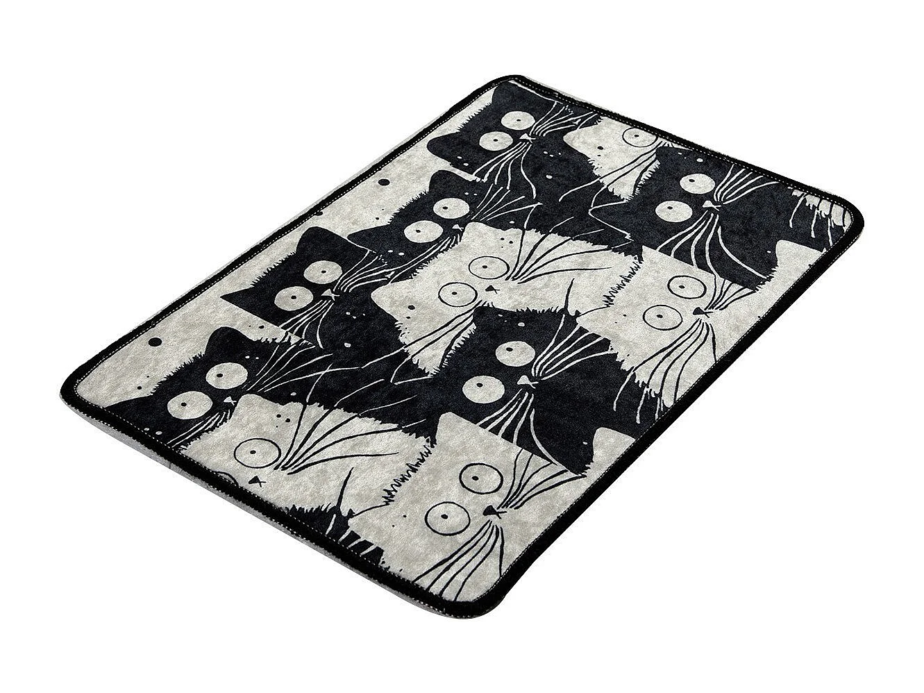 Alfombra de baño White Cats DJT multicolor