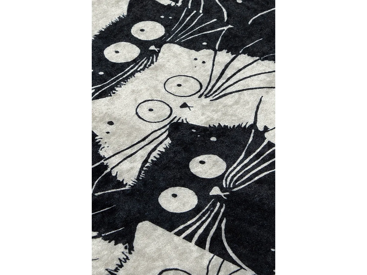 Alfombra de baño White Cats DJT multicolor