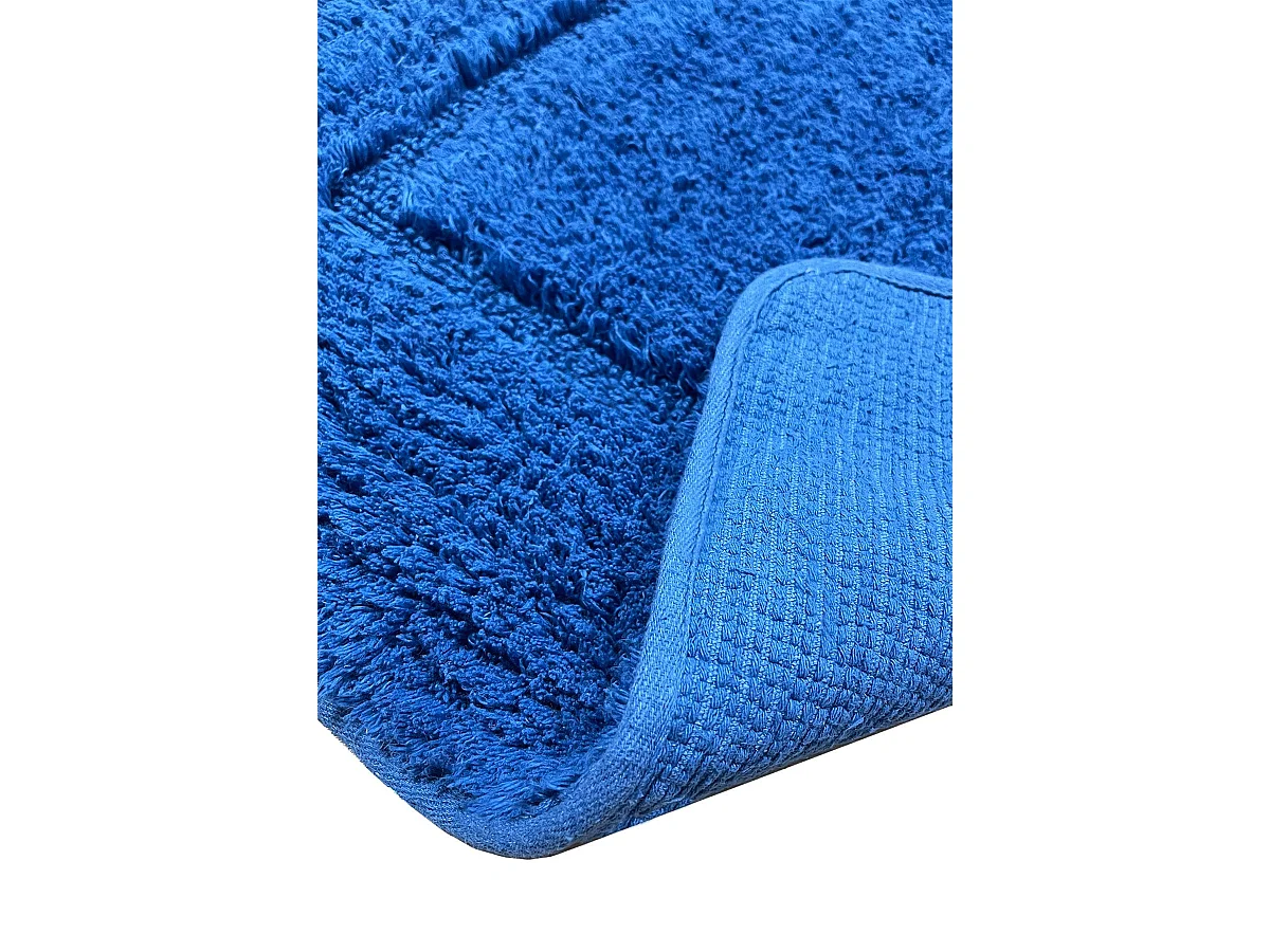 Alfombra de baño Wolle  azul oscuro