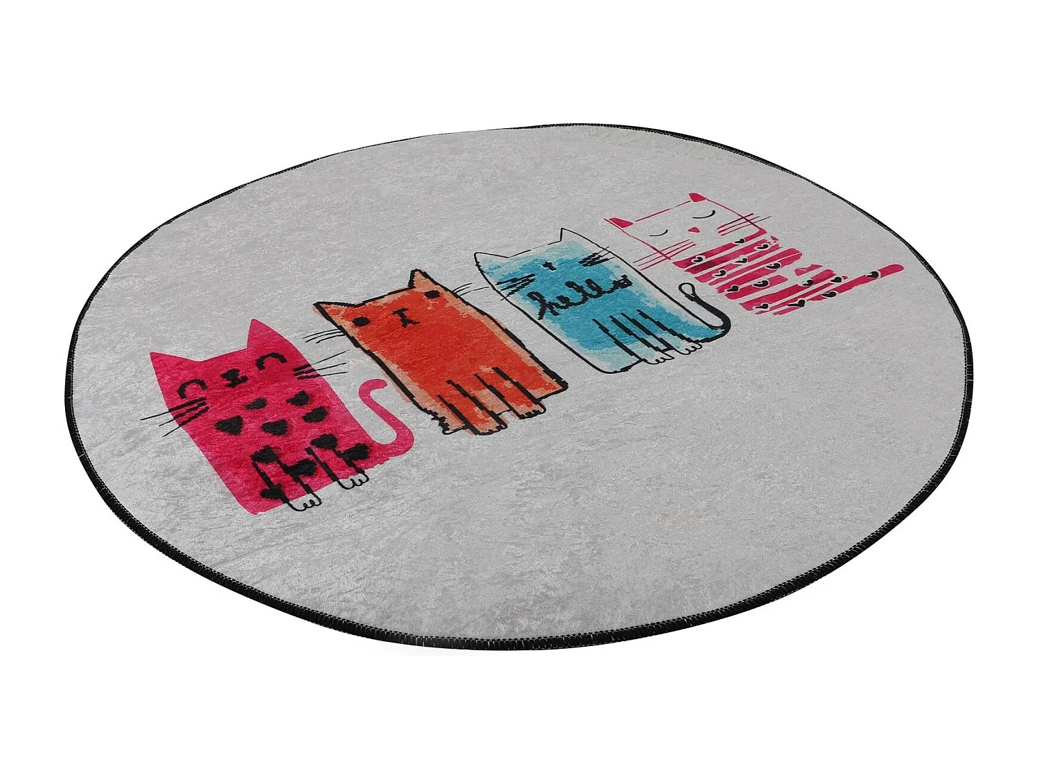 Alfombra de baño Baby Cats DJT multicolor