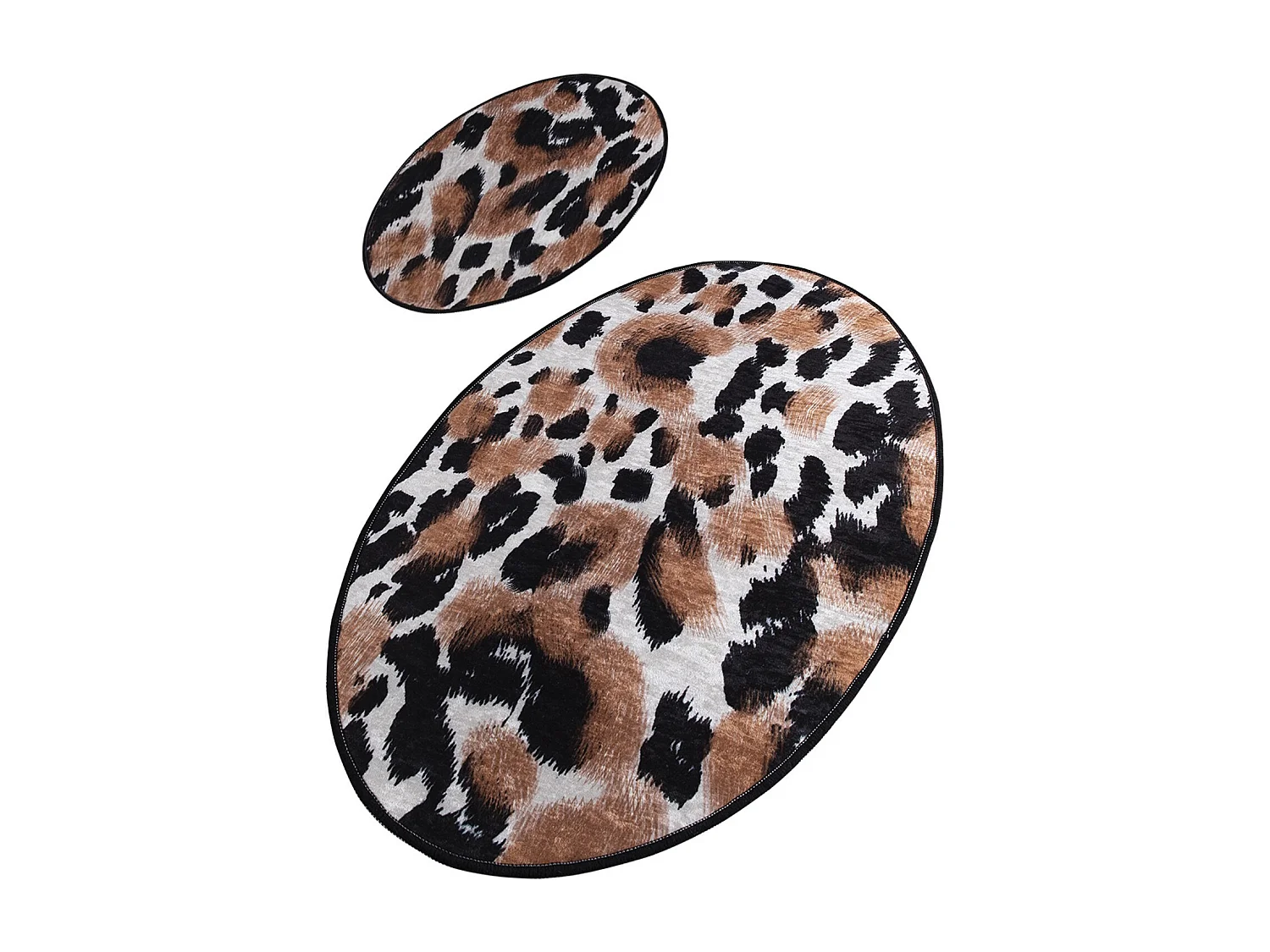 Alfombra de baño Set (2 piezas) Leopard DJT multicolor