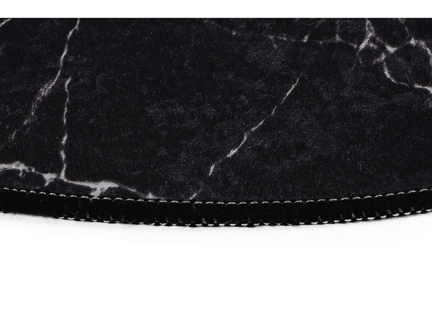 Alfombra de baño Set (3 piezas) Marble  blanco negro