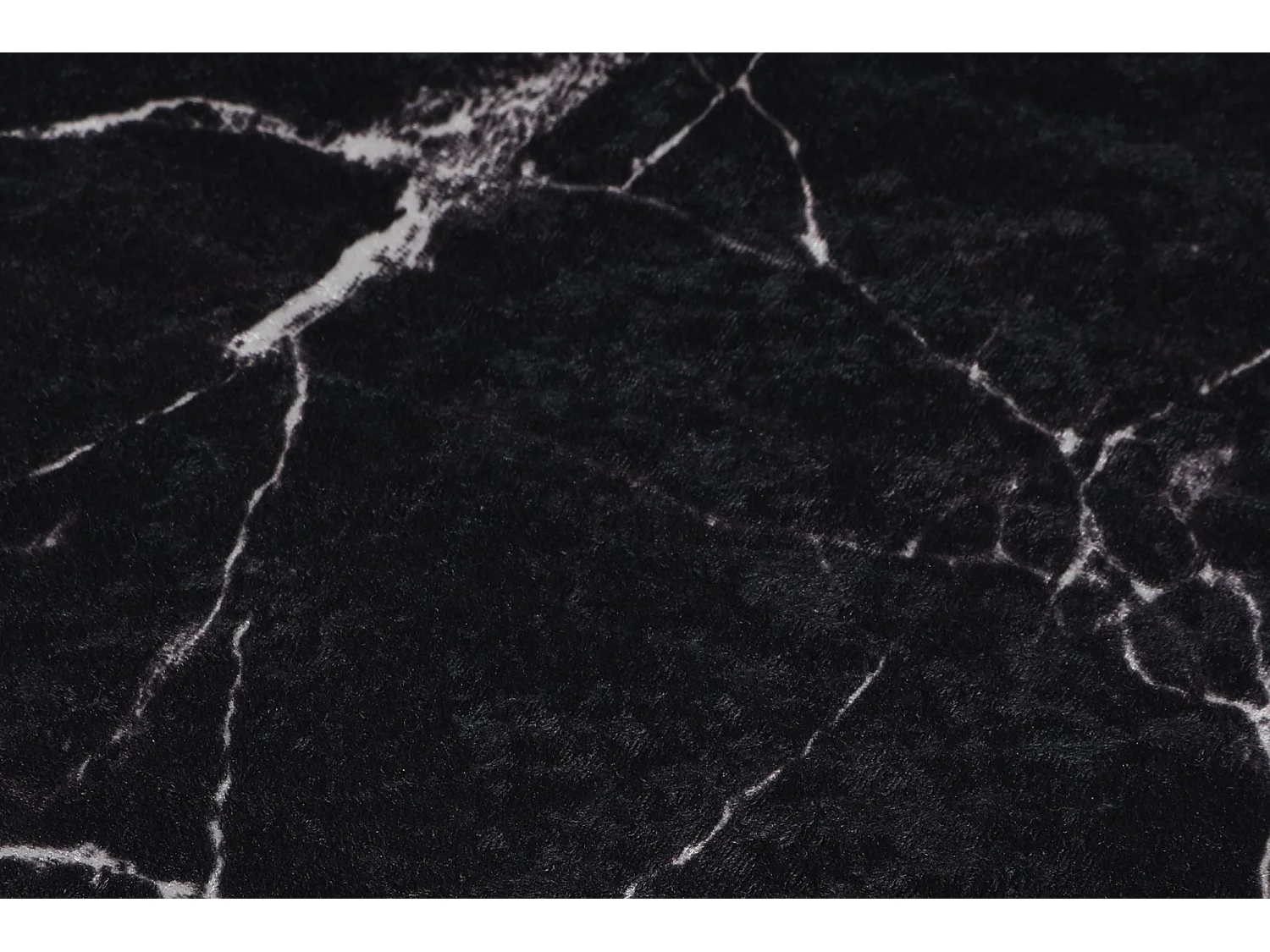 Alfombra de baño Set (3 piezas) Marble  blanco negro