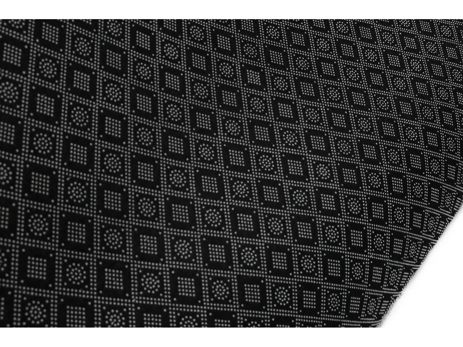 Alfombra de baño Set (3 piezas) Marble  blanco negro