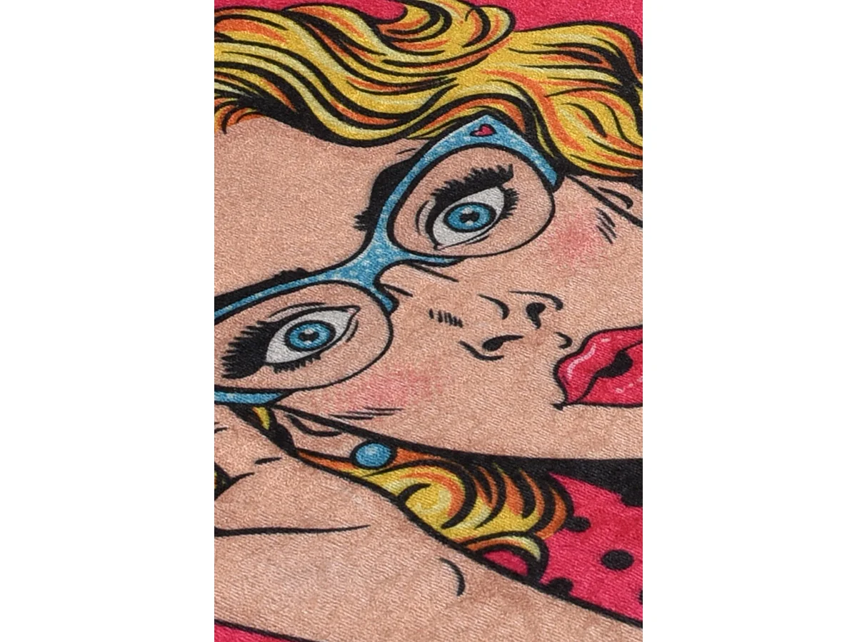 Alfombra de baño Set (2 piezas) Pop Art multicolor