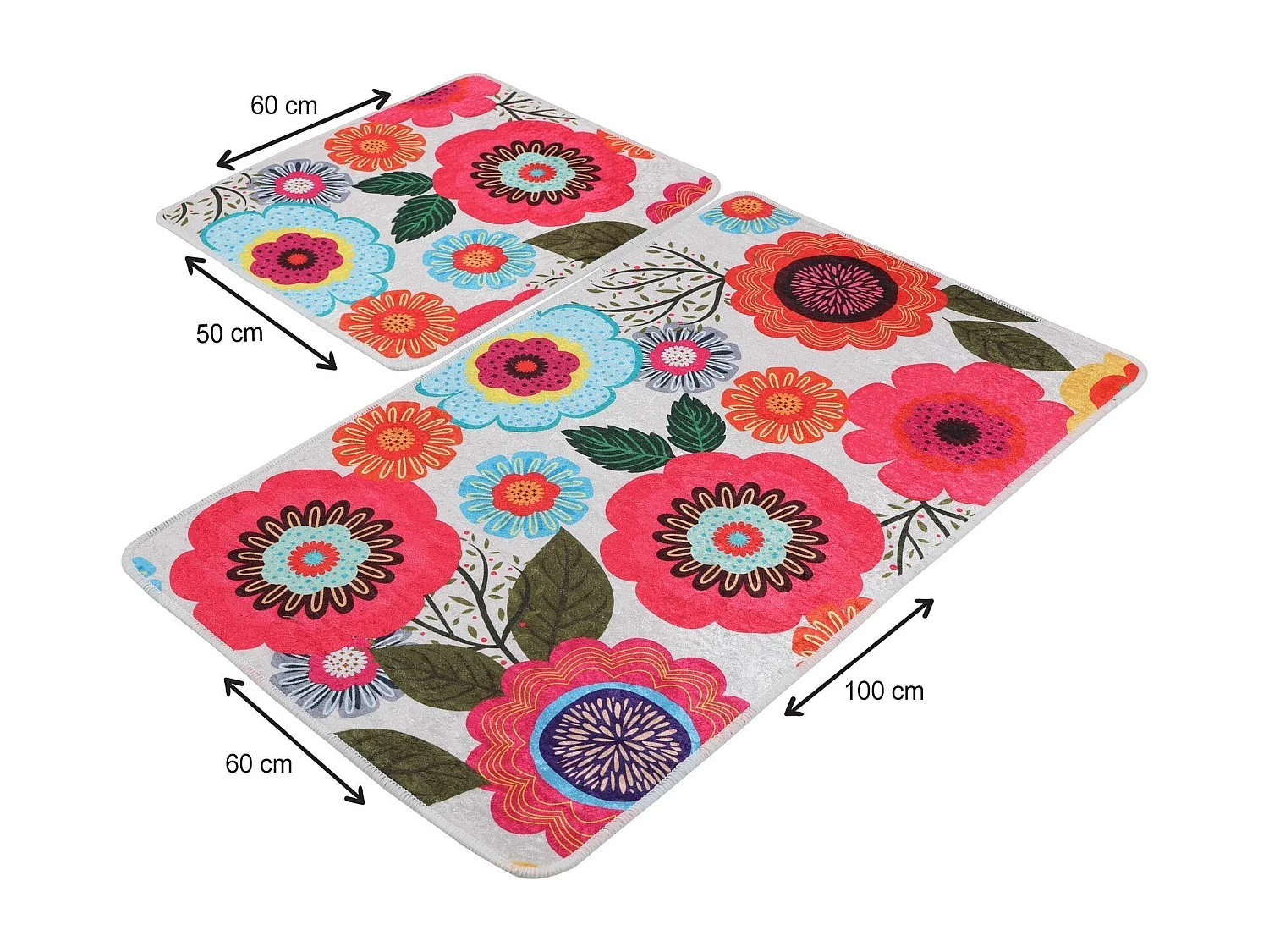 Alfombra de baño Set (2 piezas) Galvin multicolor