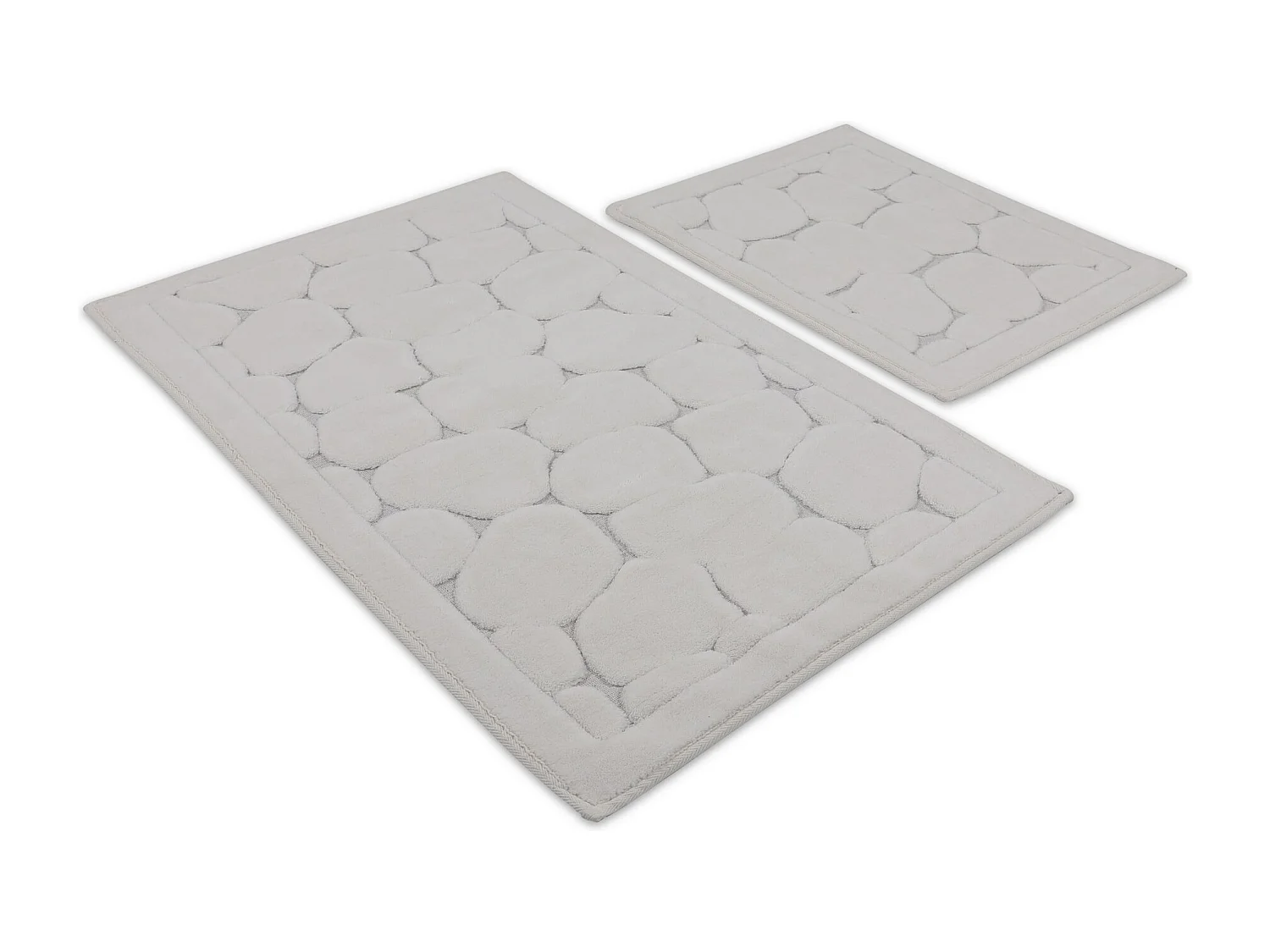 Alfombra de baño Set (2 piezas) Lino  multicolor