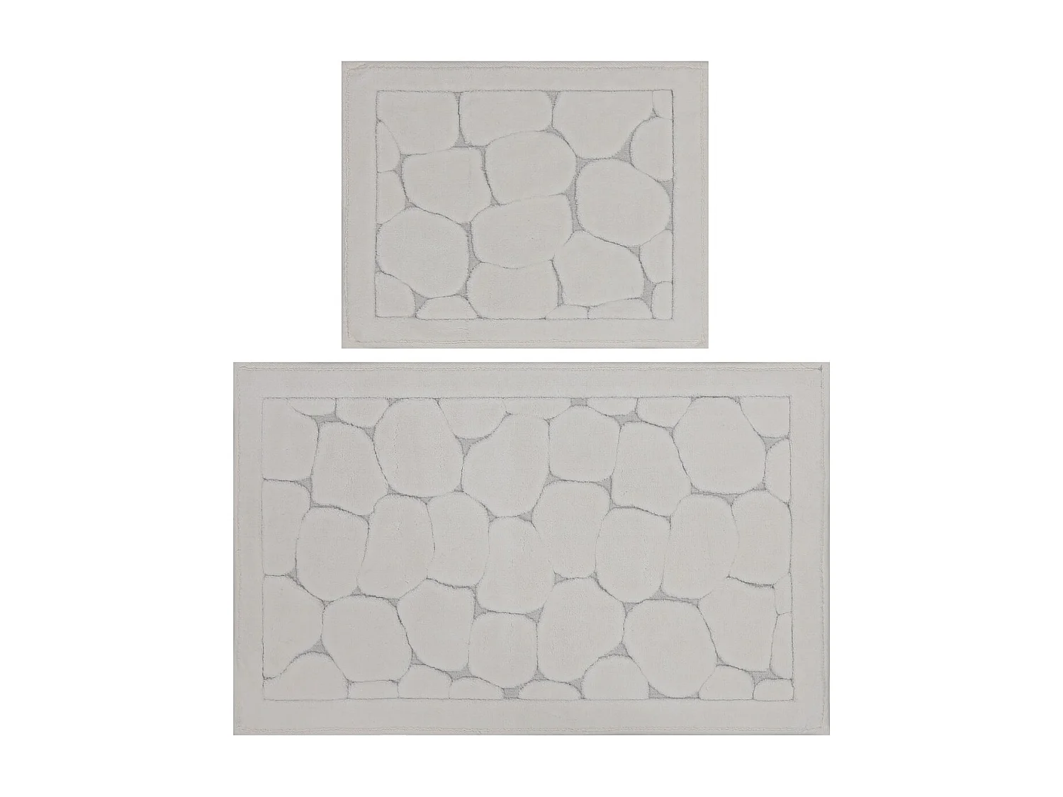 Alfombra de baño Set (2 piezas) Lino  multicolor