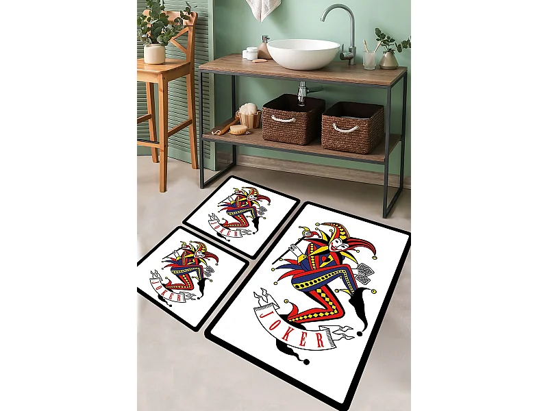 Alfombra de baño Set (3 piezas) Joker multicolor