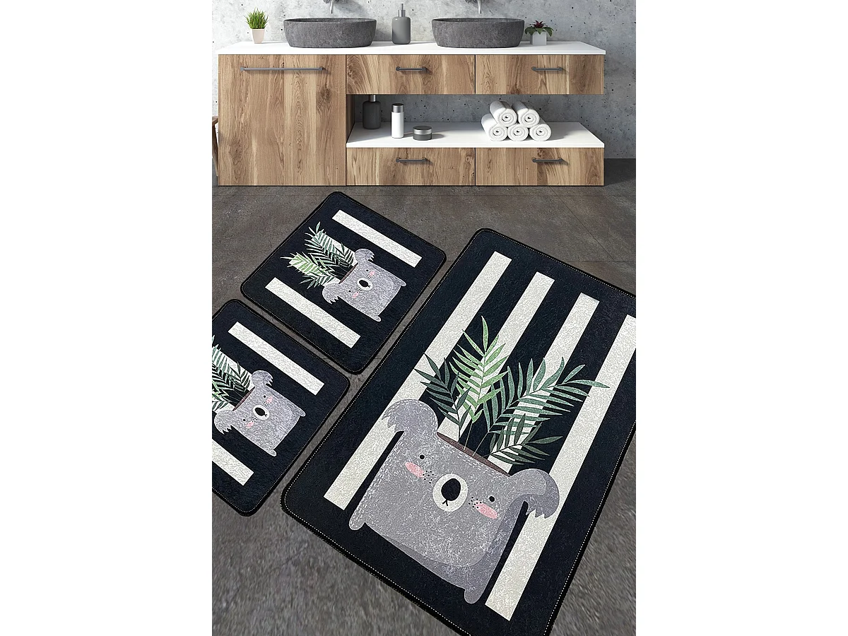 Alfombra de baño Set (3 piezas) Rovio multicolor