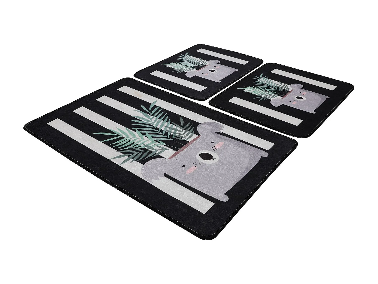 Alfombra de baño Set (3 piezas) Rovio multicolor