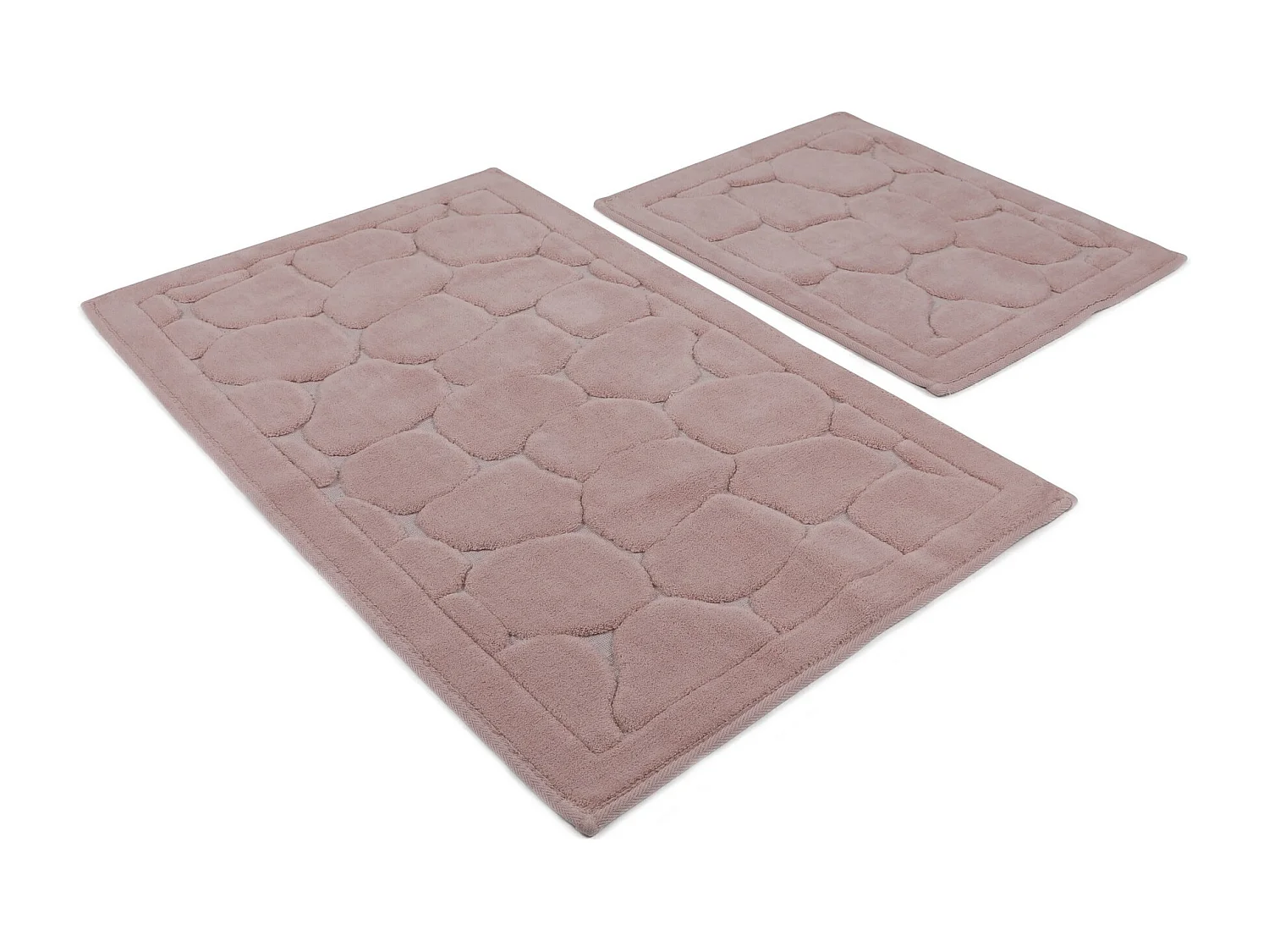Alfombra de baño Set (2 piezas) Lino  multicolor