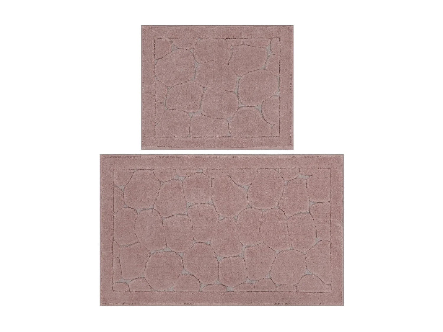 Alfombra de baño Set (2 piezas) Lino  multicolor