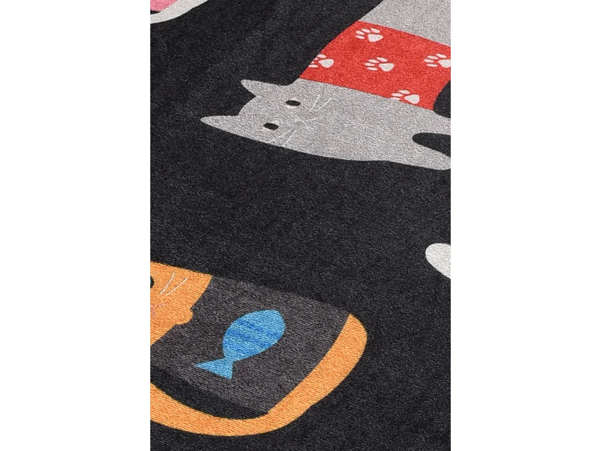 Alfombra de baño Set (2 piezas) Black Cats multicolor