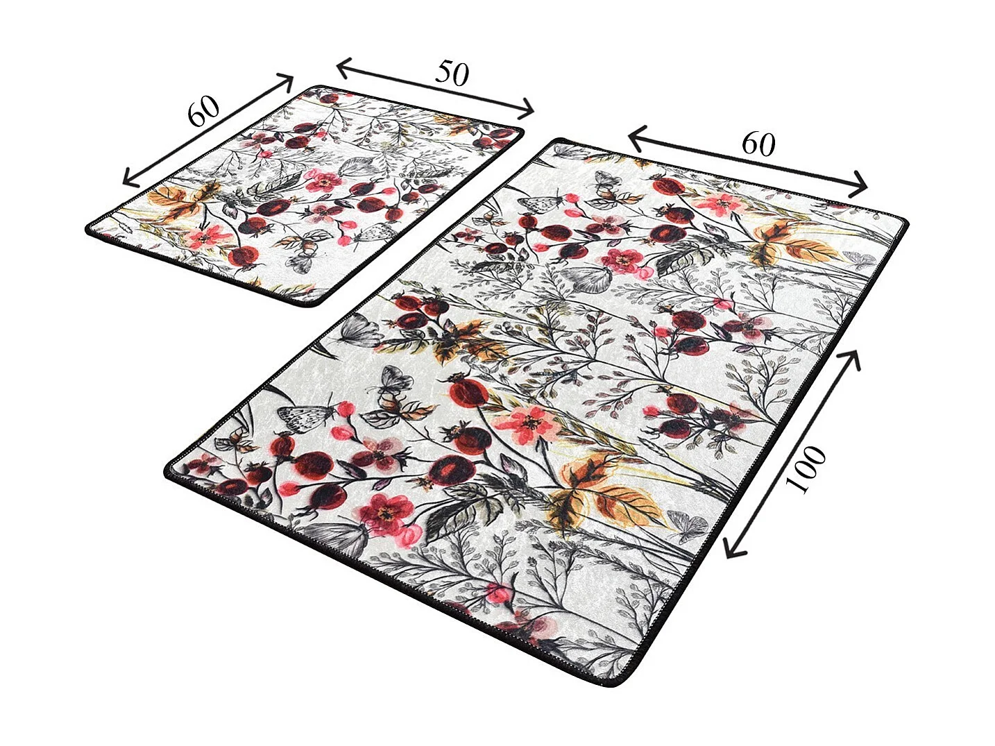 Alfombra de baño Set (2 piezas) Bundy multicolor